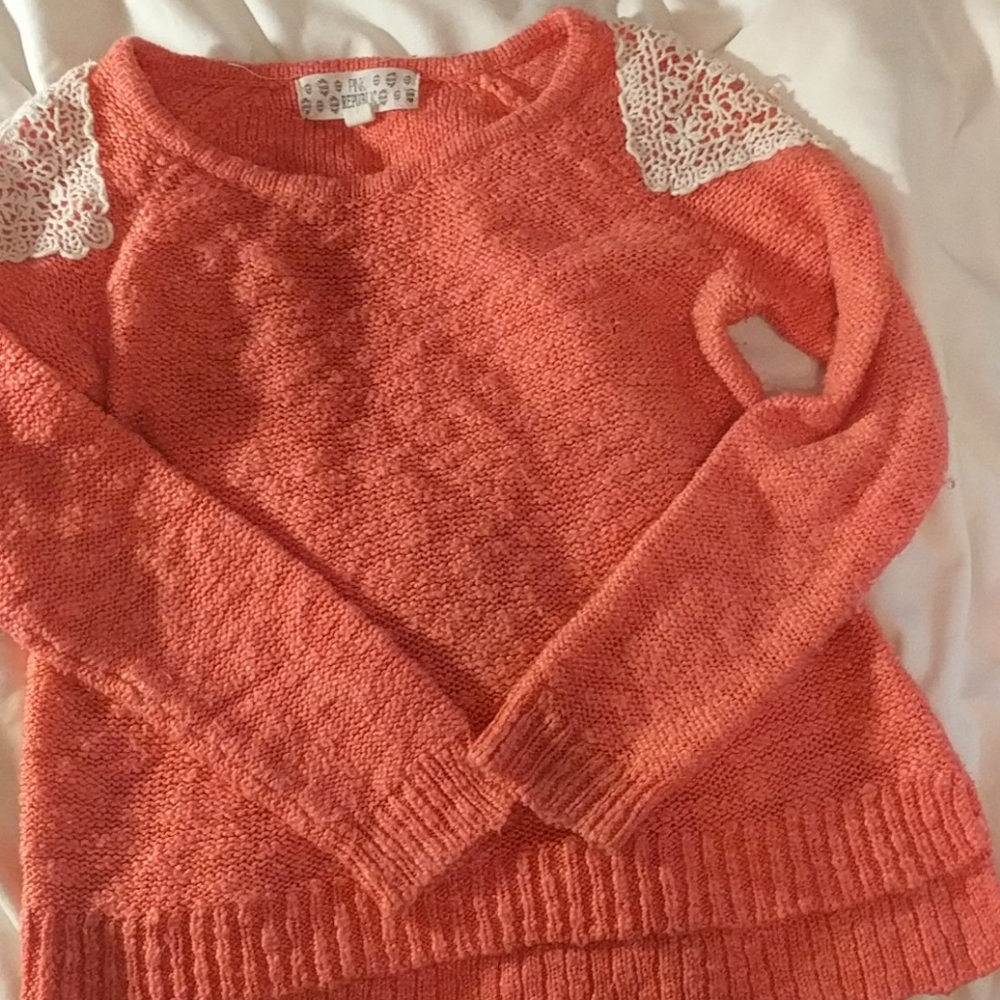 Coral sweater